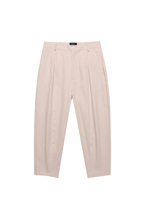 Dart Pointed Cotton Pants
